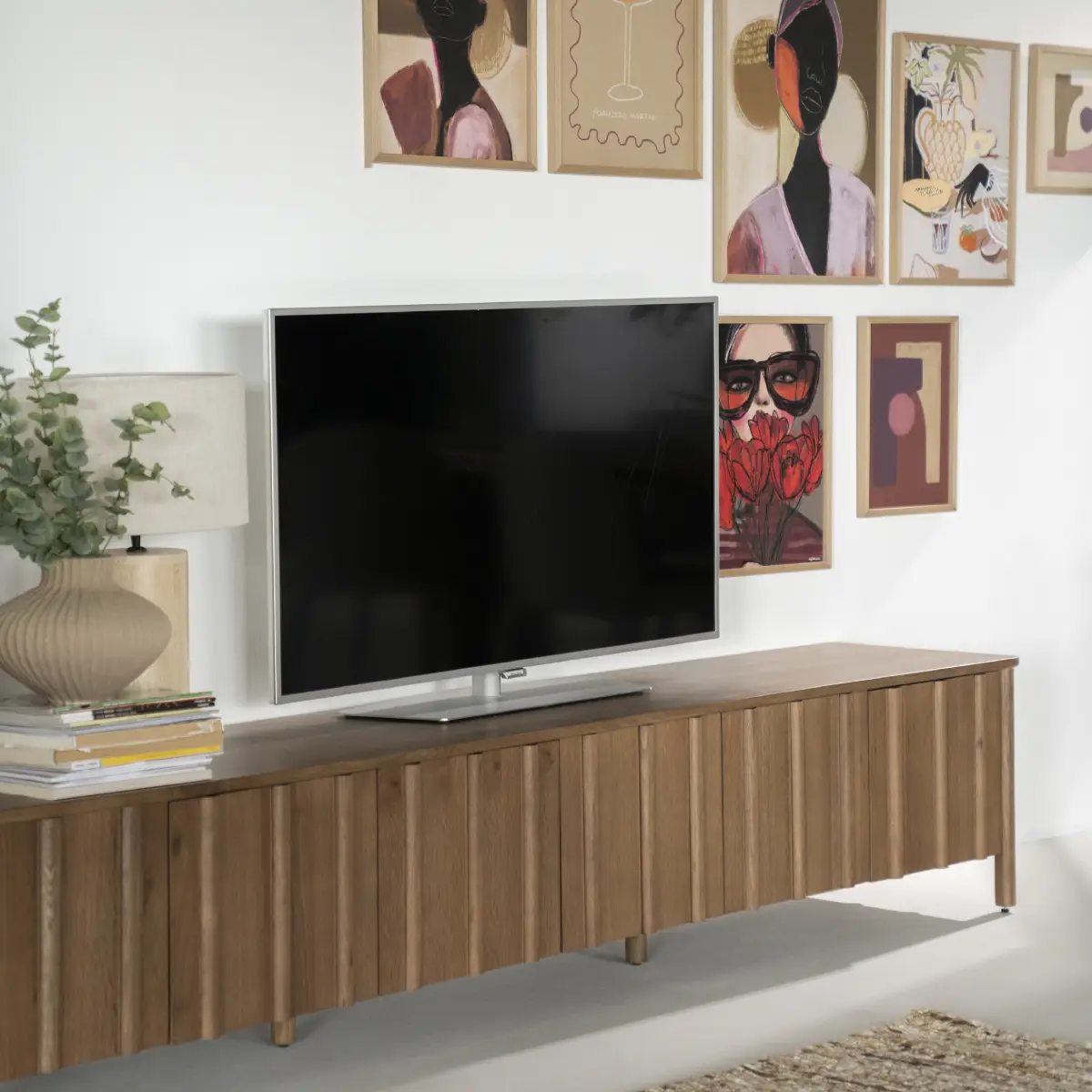 Jake 6 drs. TV-skab - brun