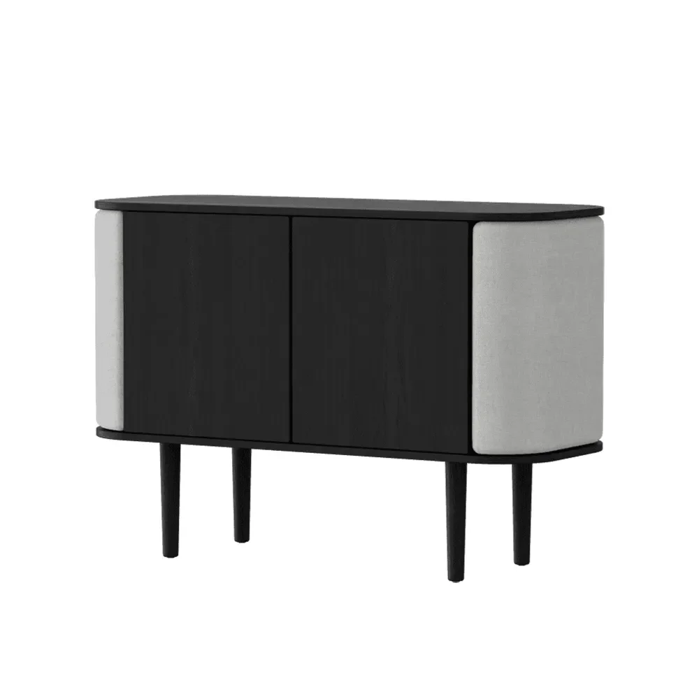 Umage, Treasures skab med 2 låger Sort eg/Sterling