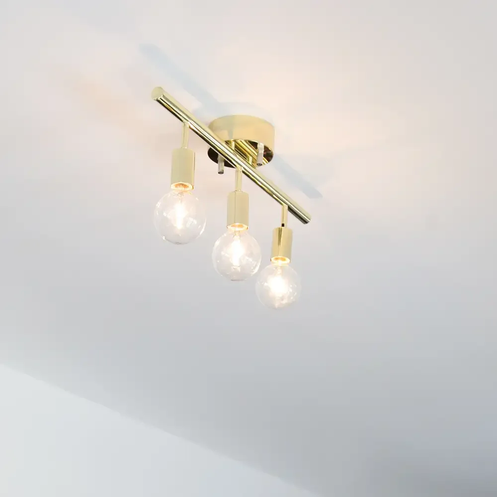 Row loftskinne messing