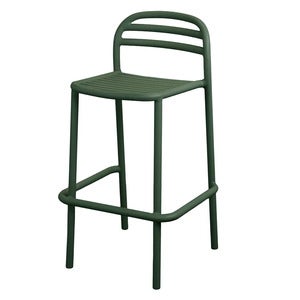 Bliss barstol, stabelbar Dark green, aluminium
