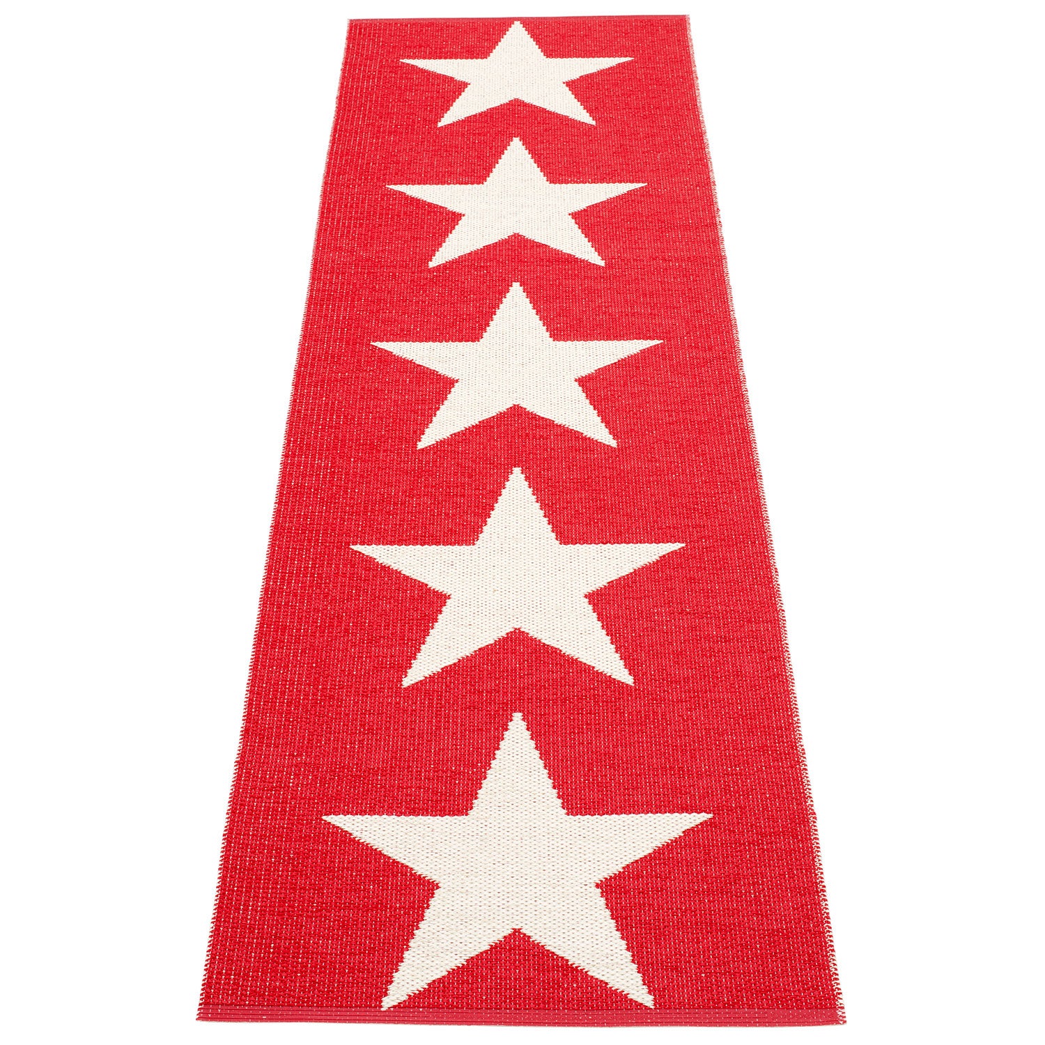 Pappelina, Viggo tæppe 70x250 cm one red / vanilla