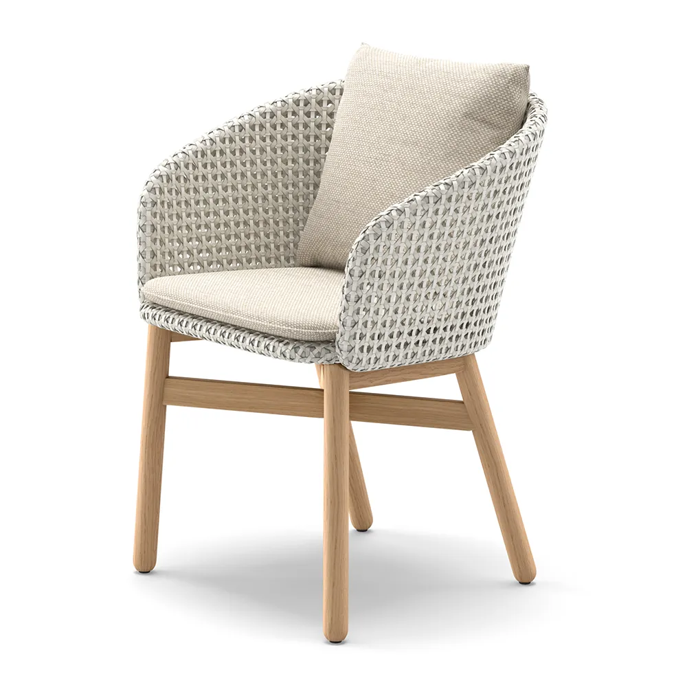 Dedon, Mbrace armstol med teak AW6 teak 0205 sea salt 0140