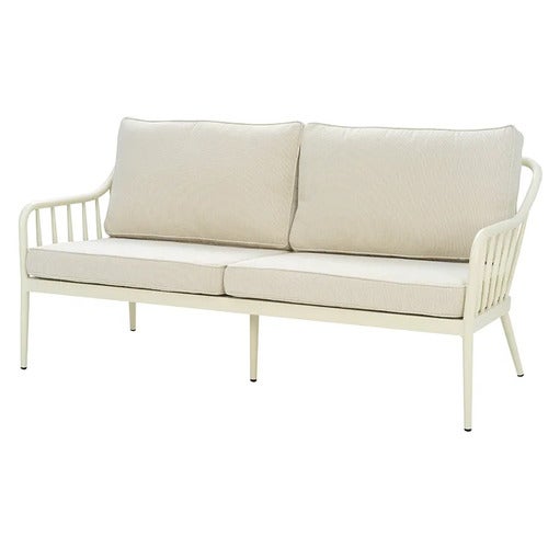 Coleville 3-pers. sofa  Pearl white / Dot beige