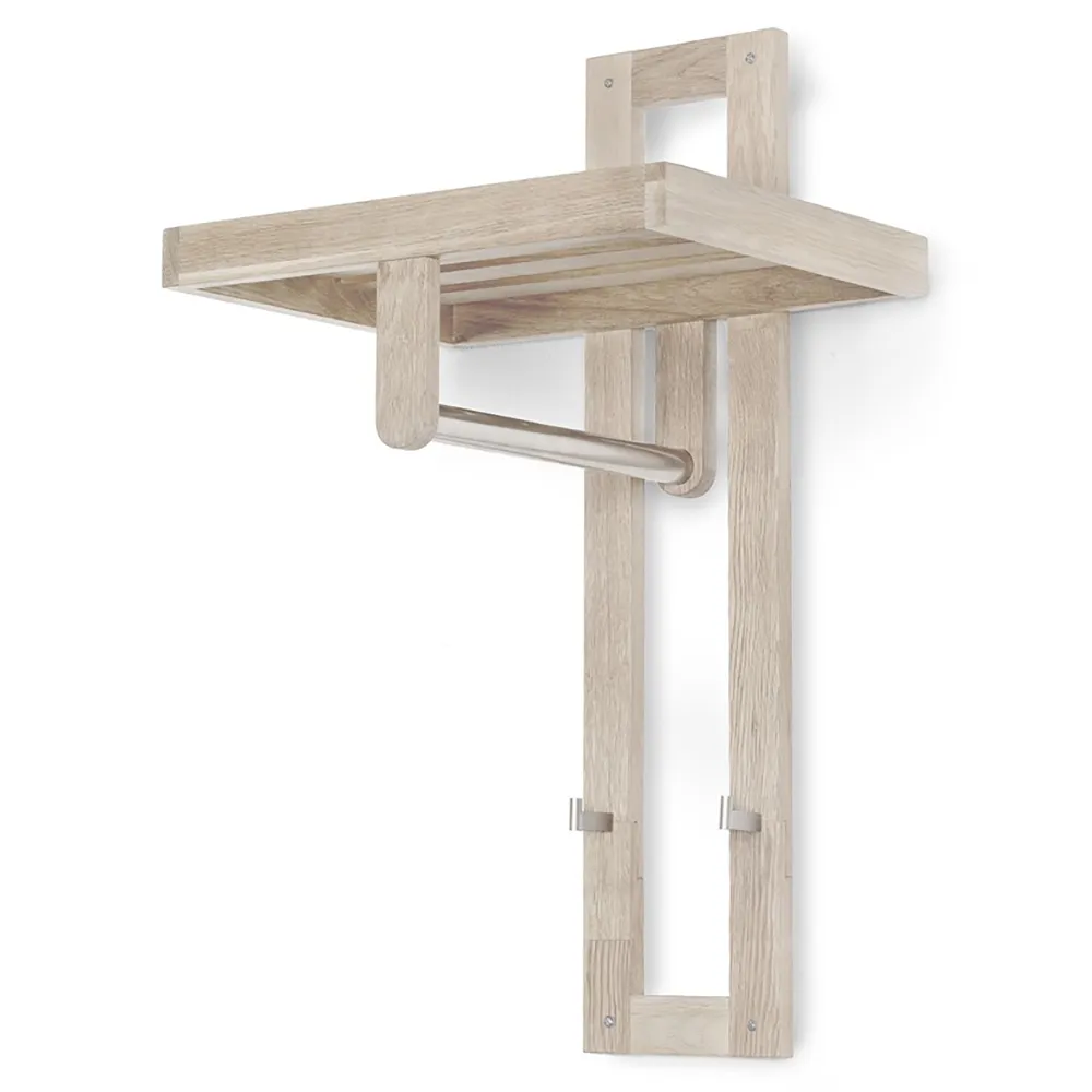 Torkelson, Zitti tøjstativ enkelt hvidolieret eg