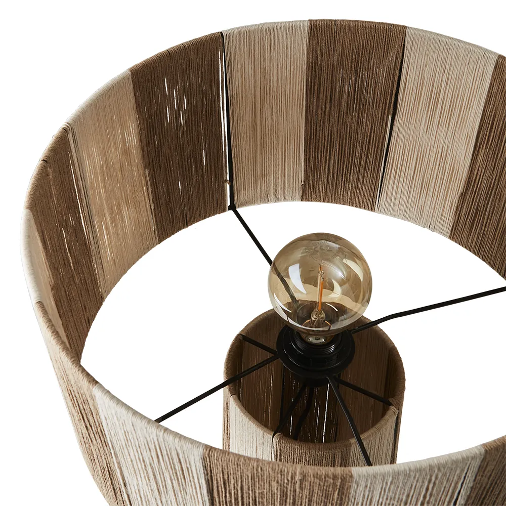  JULLAN bordlampe hvid/naturlig 72 cm