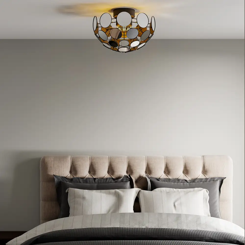 Vanita plafond Ø50cm spejl