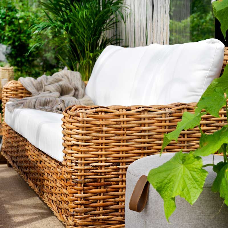 Rossvik 2,5-pers. Sofa Natur/Hvid Brafab