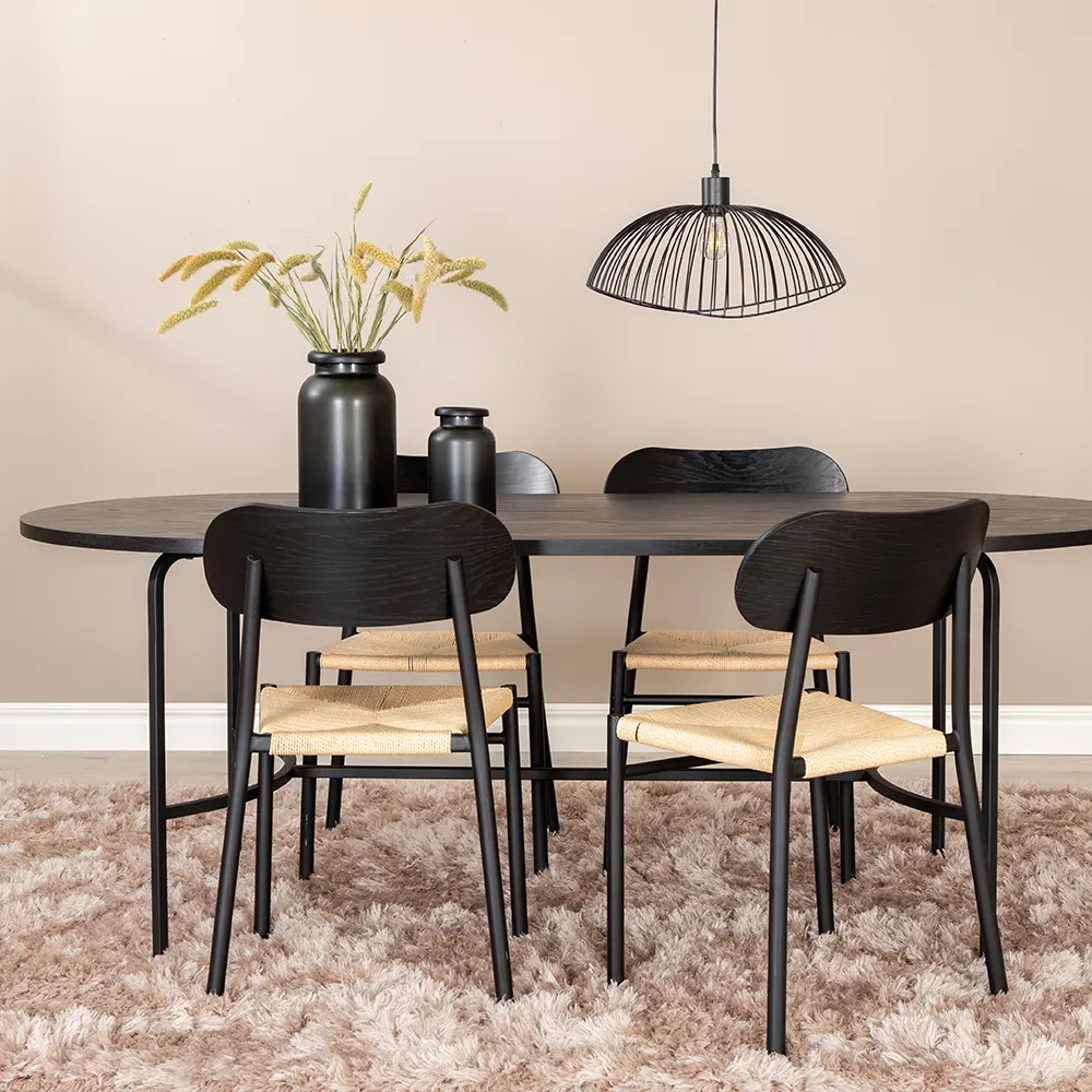 Polly spisebordsstol natur 2-pak