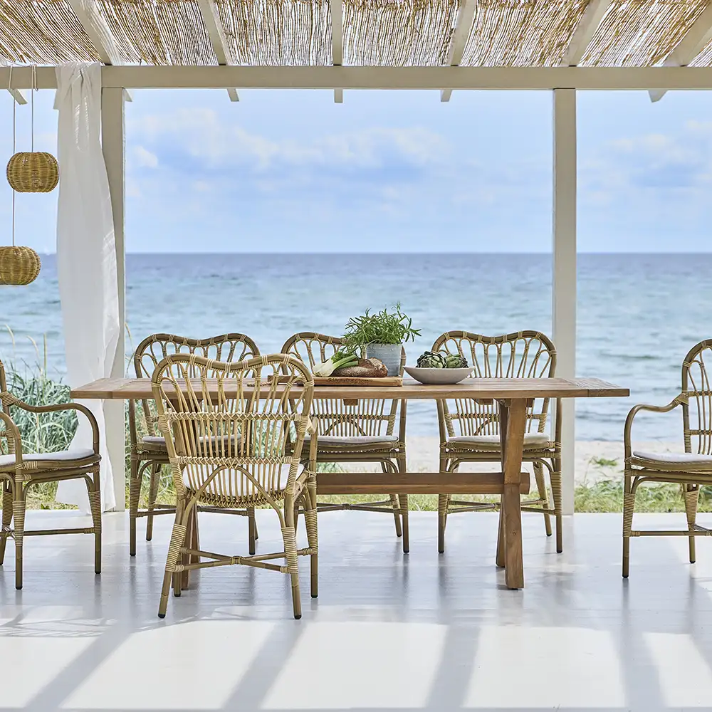 Colonial spisebord 300x100 cm teak