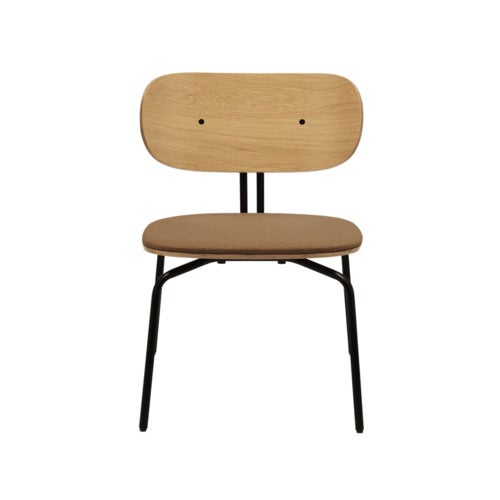 Curious Lounge Chair Eg/Sort Sugar Brown