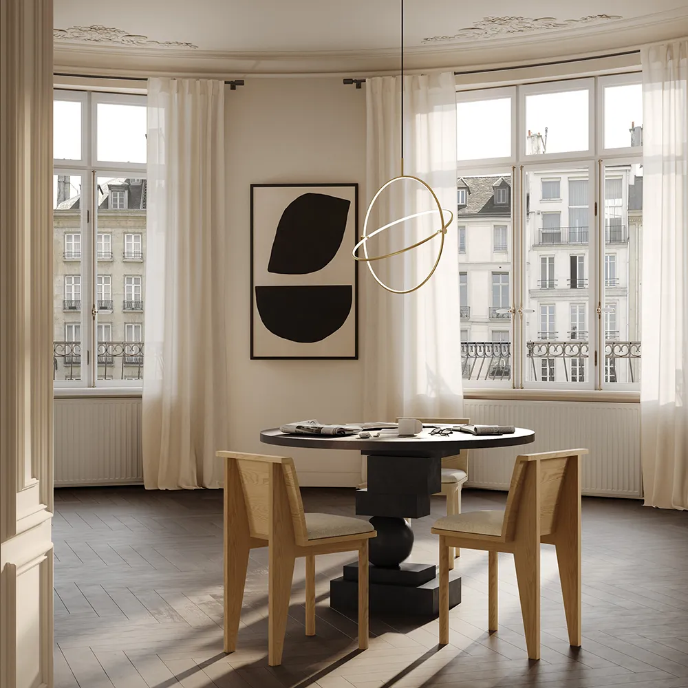 Brutus Slim Spisestol - Naturlig Eg