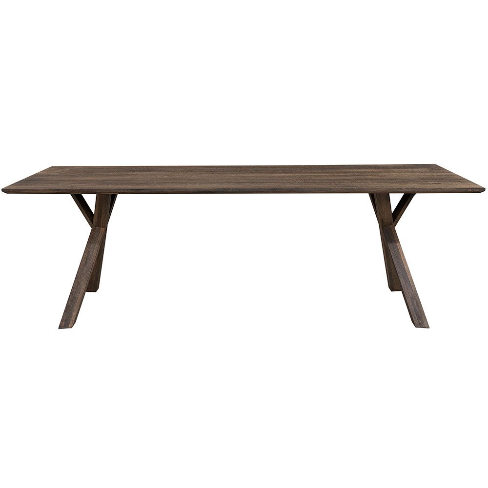 Spisebord Tree 240 X 90 Cm Silver Back