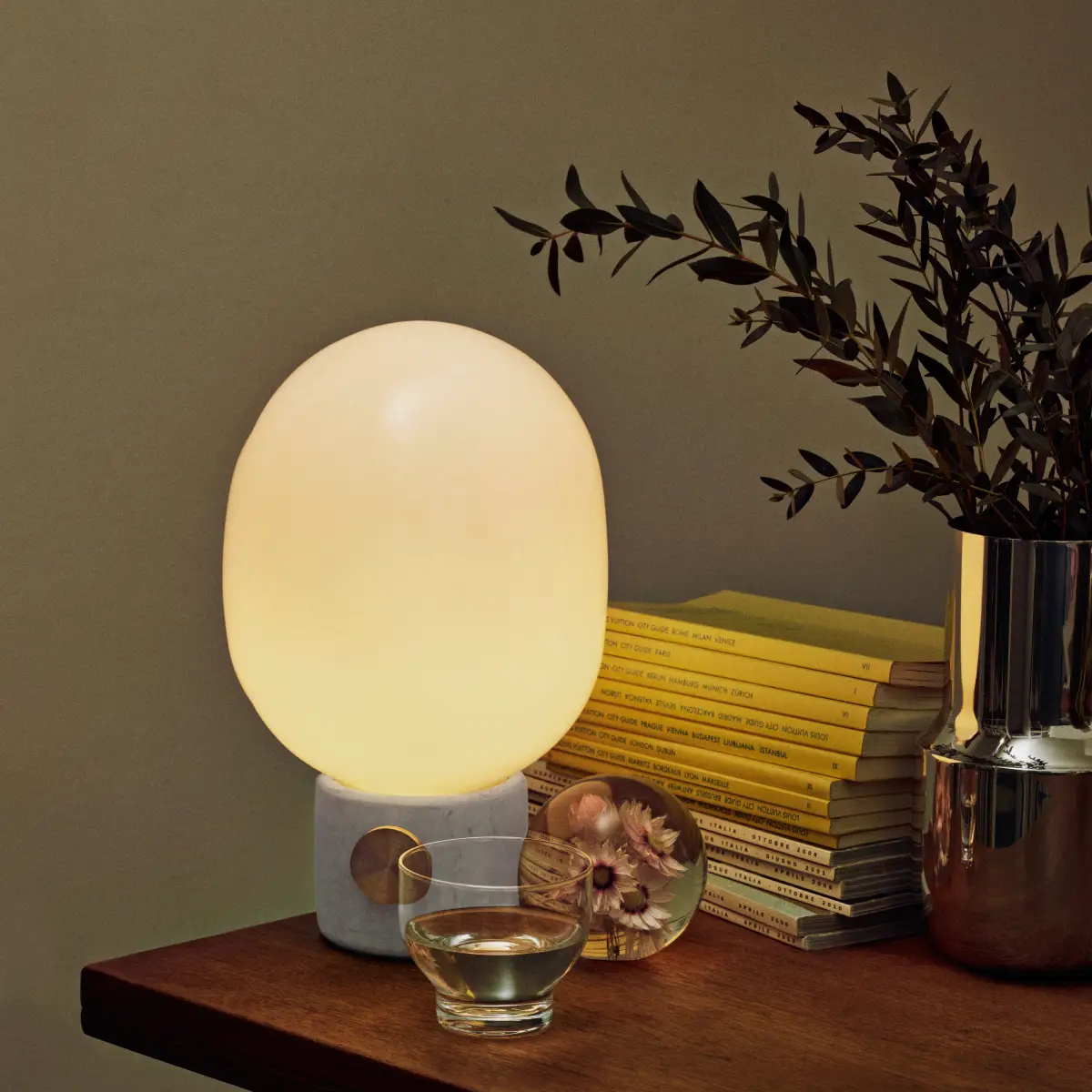 JWDA Bordlampe Beton Lysegrå Lille