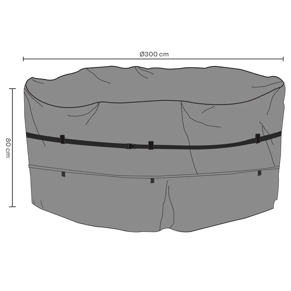 Møbelbeskyttelse til spisebordssæt 300x80 cm Premium