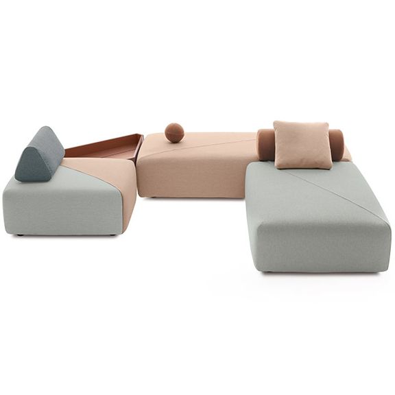 BRIXX ryglæn trekant 664/twist mørk turquise 