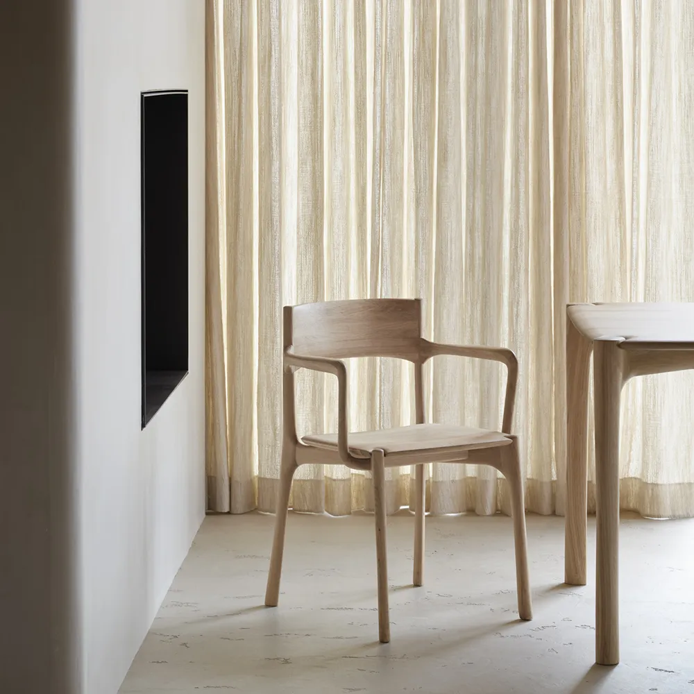 PI Spisebordsstol med armlæn Eg