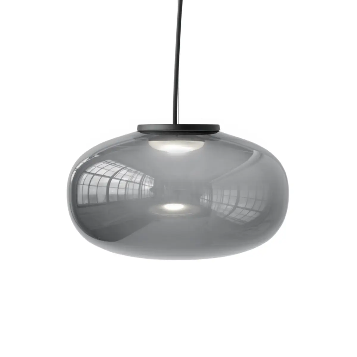 New Works, Karl-Johan Pendel Ø40 Røget Glas