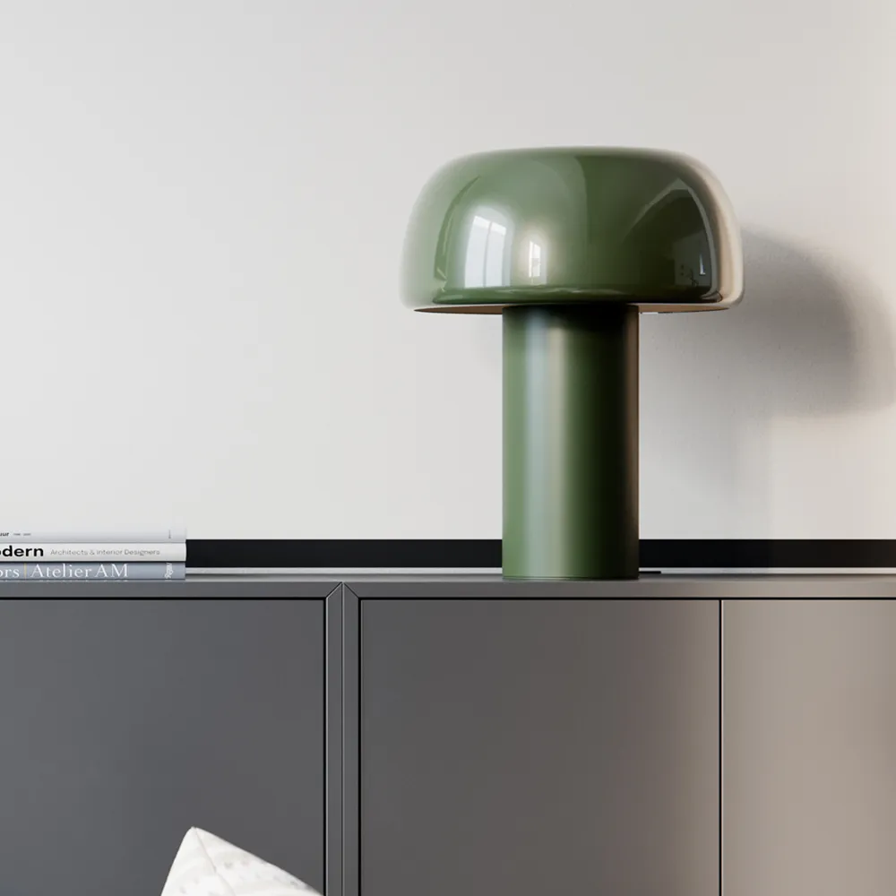 Lean on Me bordlampe Mørkegrøn