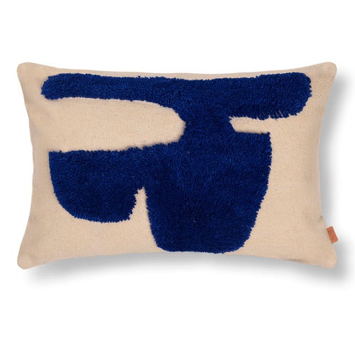 Lay Pude 60X40 Sand/Br Blue