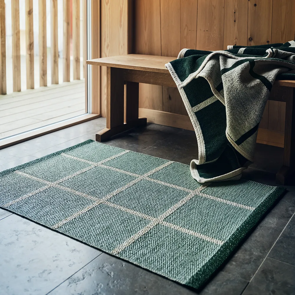 Vævet Tæppe Criss Pop Misty Mint