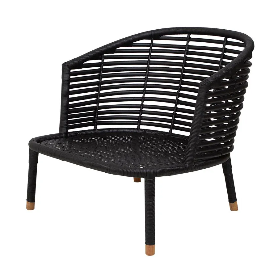 Cane-line, Sense lounge stol INDOOR Sort rattan