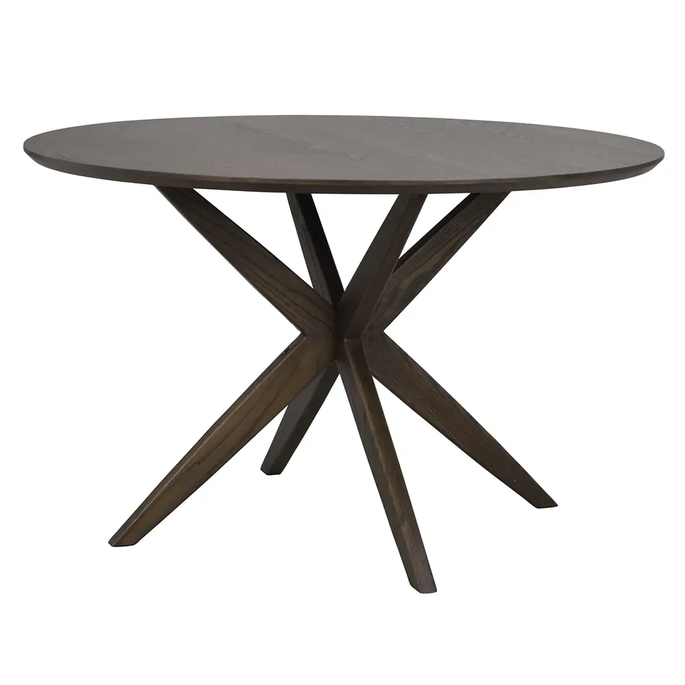 Calverton spisebord Ø120 cm brun eg