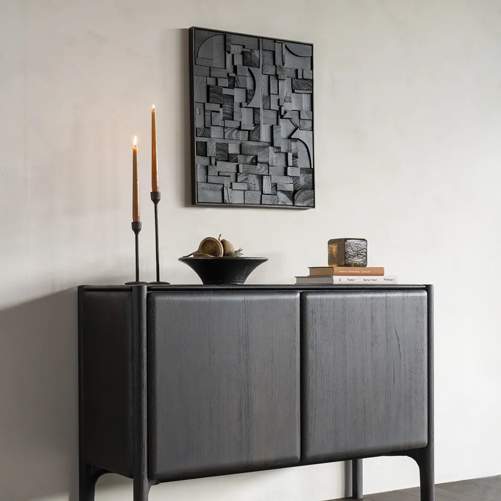  Bricks Vægdekoration 60x50 cm Brun