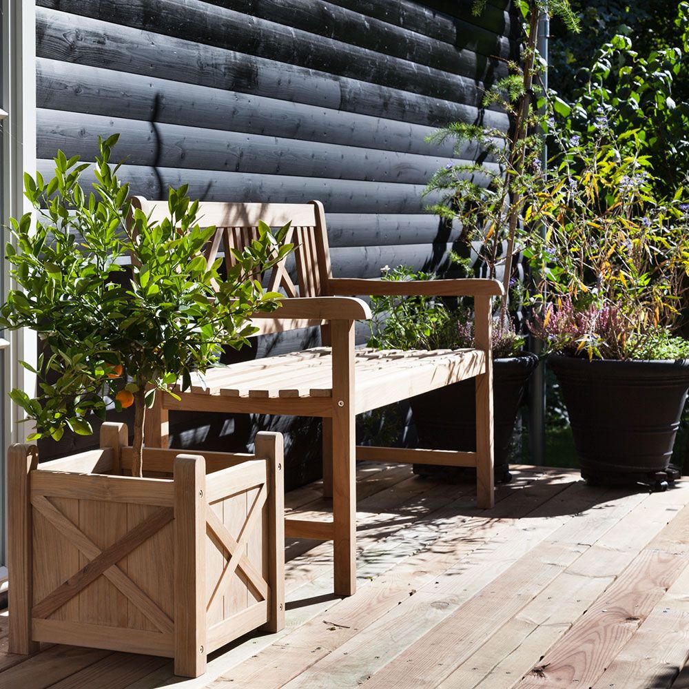 Rosenborg 120 cm Bænk teak 