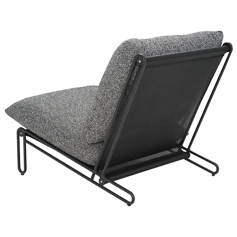 Blixt lænestol Sort / Teddy ant