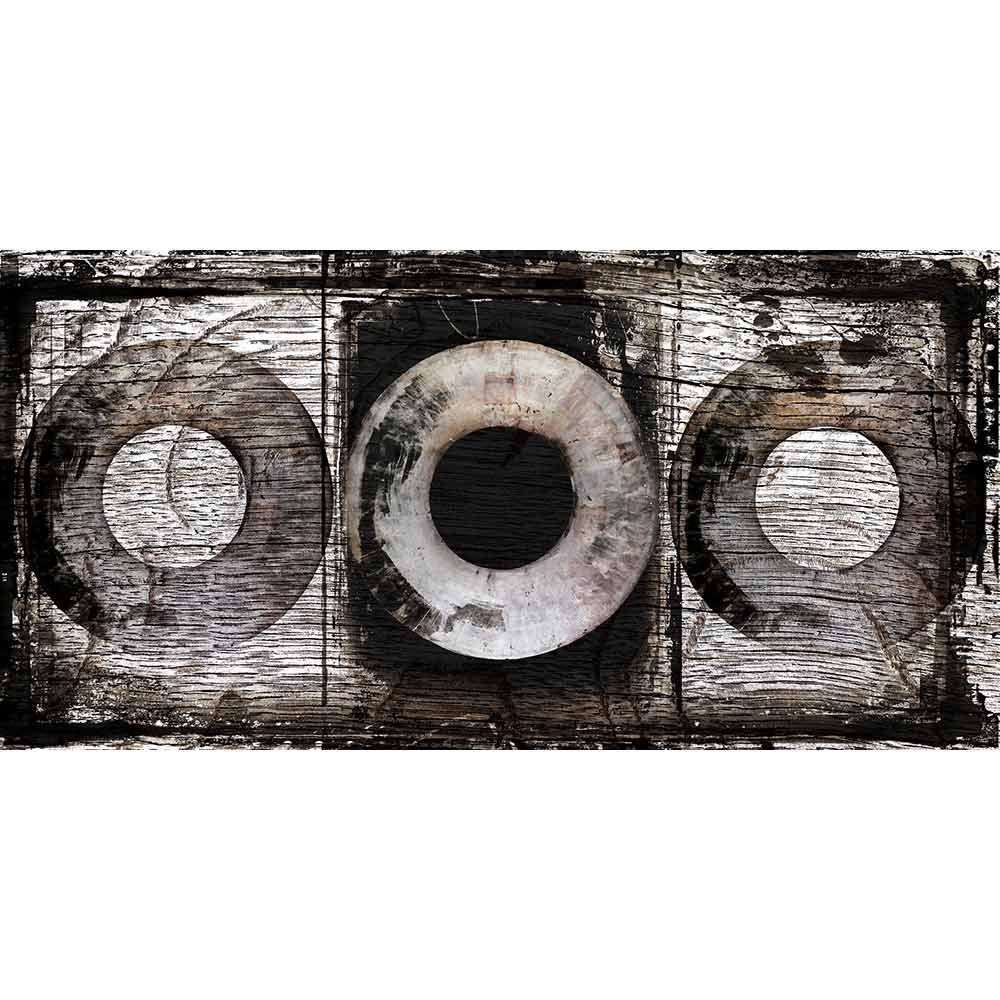 3 Circles Brown 180x75 cm Artwood