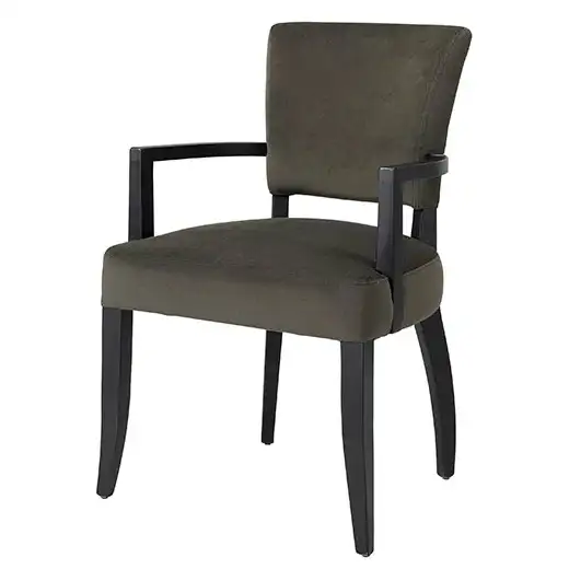 Artwood, Stol/Karmstol Maggie Velvet Dark Brown Artwood