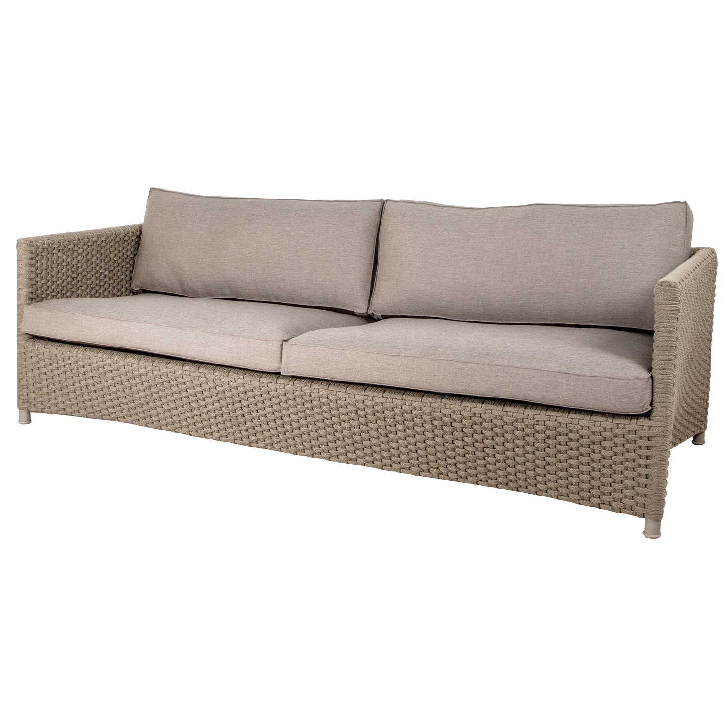 Cane-Line Diamond 3-personers sofa i taupe