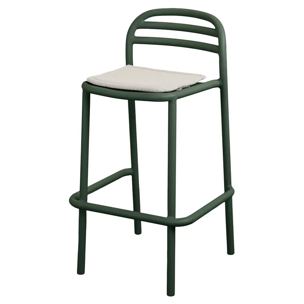 Bliss barstol, stabelbar Dark green, aluminium