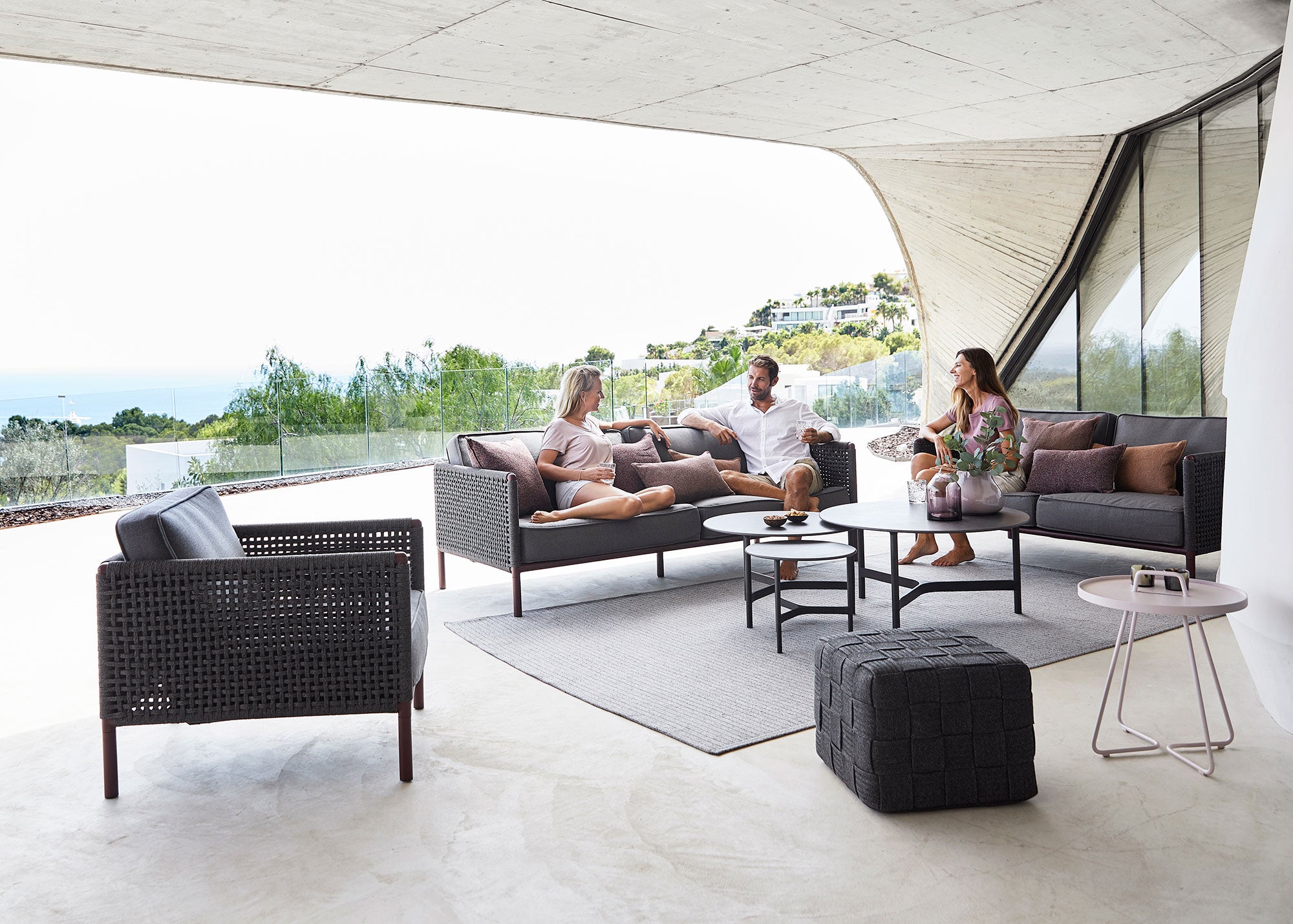  Encore Lænestol Dark Grey/Lava Grey 