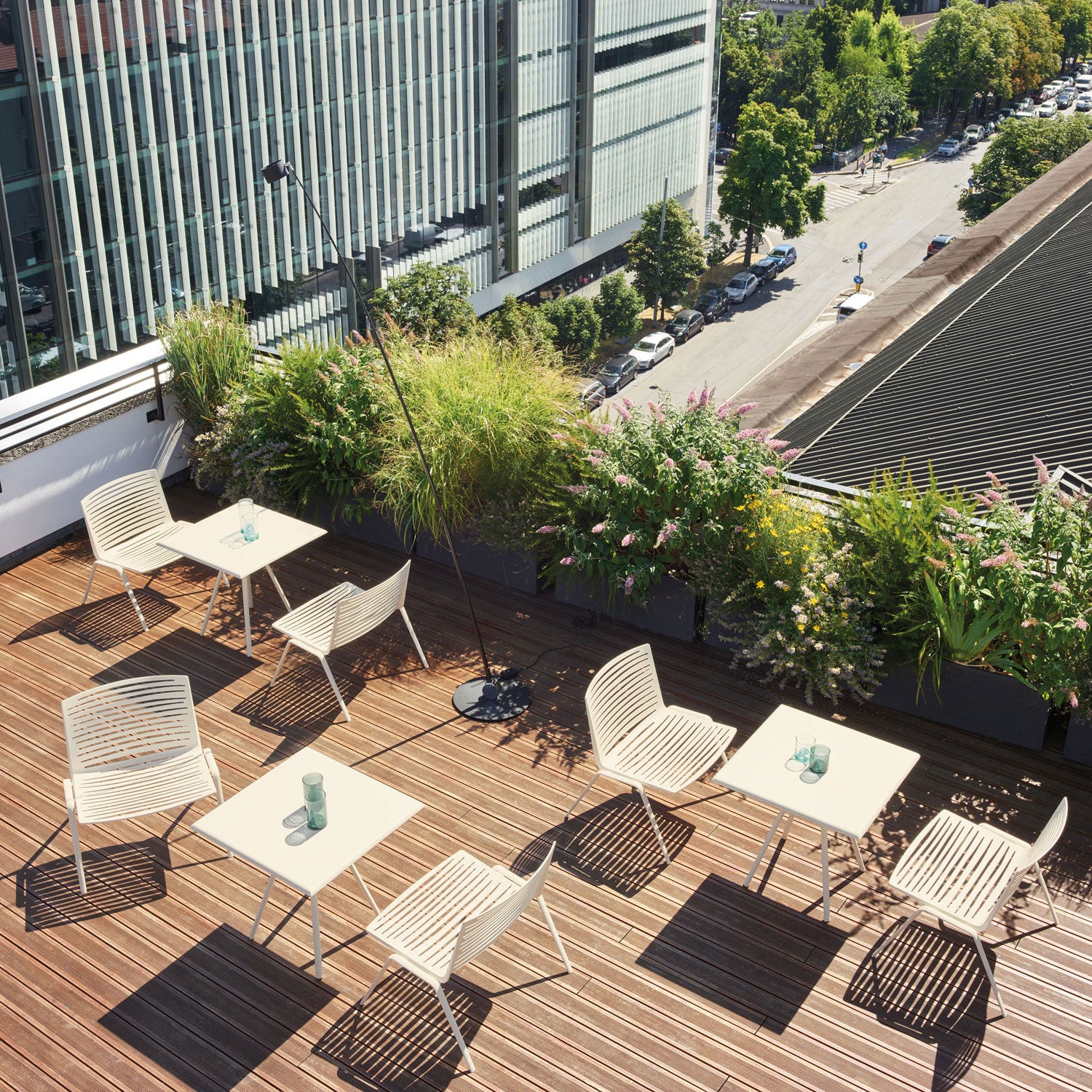 Zebra lænestol Sort