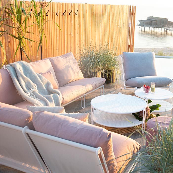 Blixt Ekstra Sektion Hvid/Dusty Pink Brafab