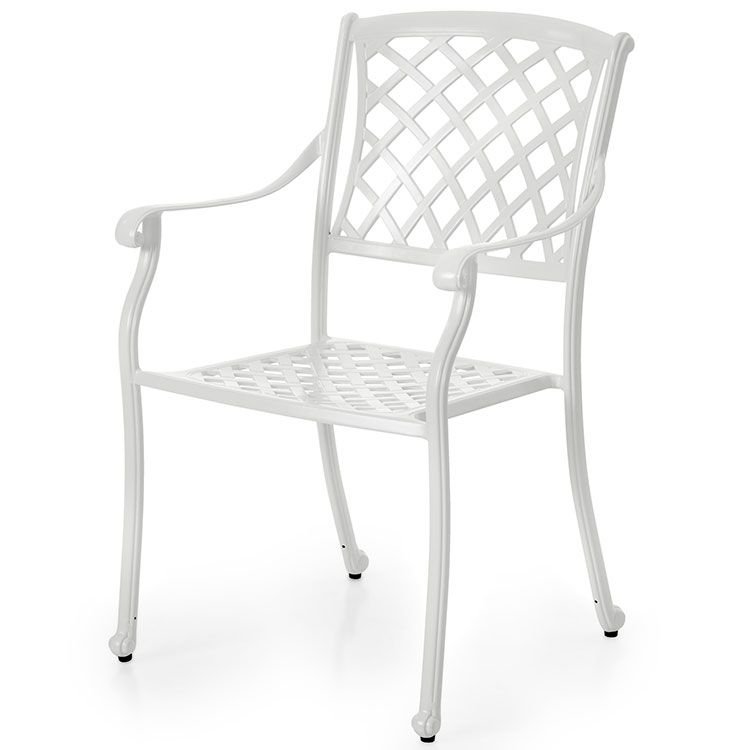 Brafab, Arras Stol/Karmstol Hvid Brafab