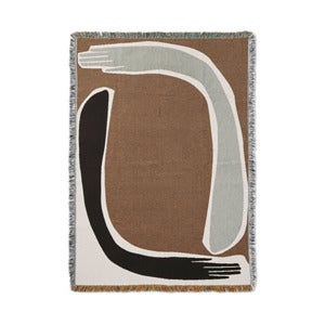 Pose Tapestry Tæppe Coffee