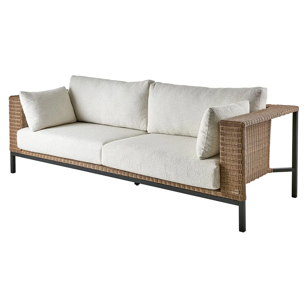 Brafab, Shell Sofa Teddy Rice/ Black