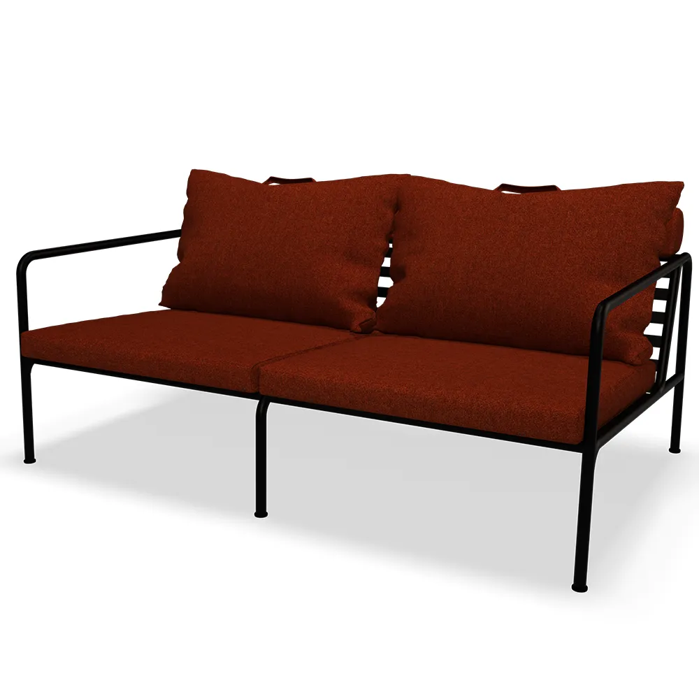Houe Avon 2-personers sofa Rust/Black
