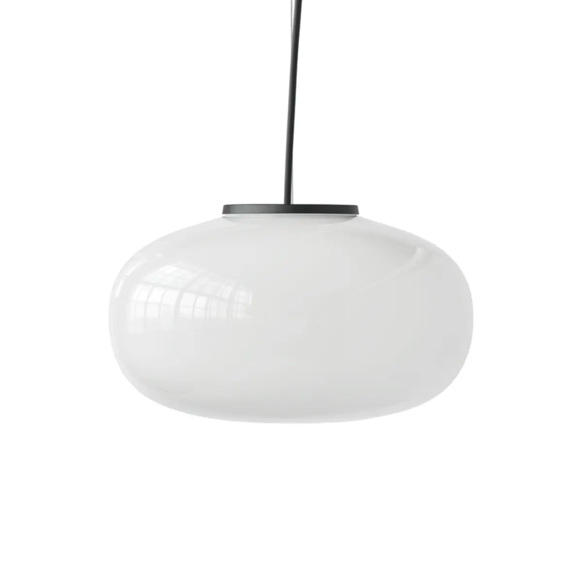 New Works, Karl-Johan Pendel Ø40 Hvidt Opalglas