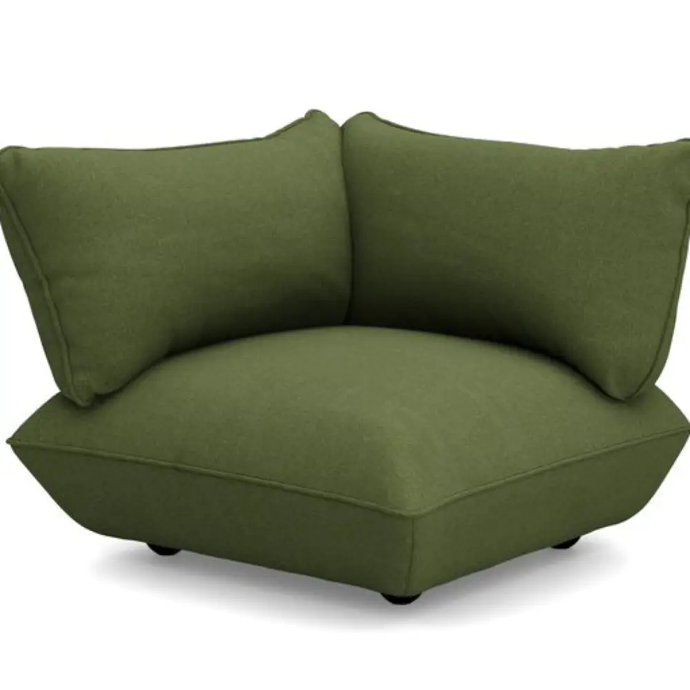 Fatboy, sumo sofa hjørnesektion boucle recycled leaf green