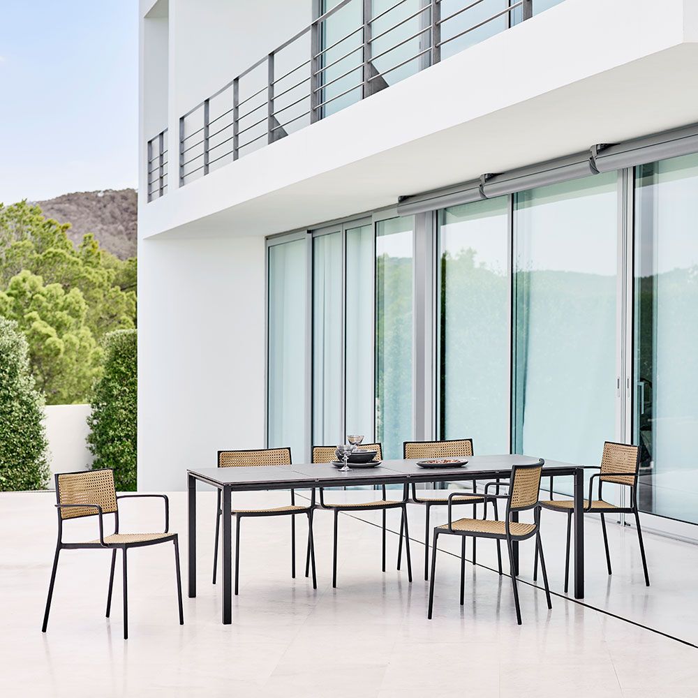 Less stabelbar stol Fransk fletning