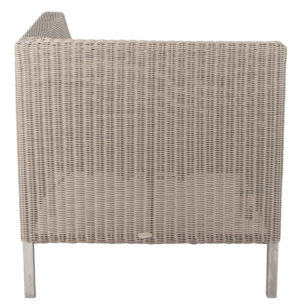 Connect hjørnemodul Høj Taupe syntetisk rattan