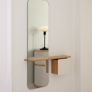 One More Look Spejl eg/Pearl White