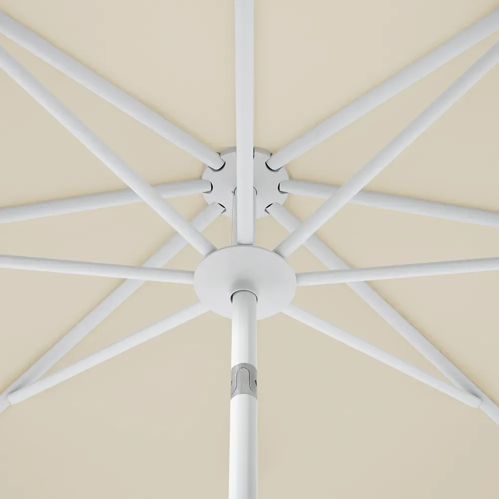 Twist 270 cm parasol matt white Kat.4 436 Wine