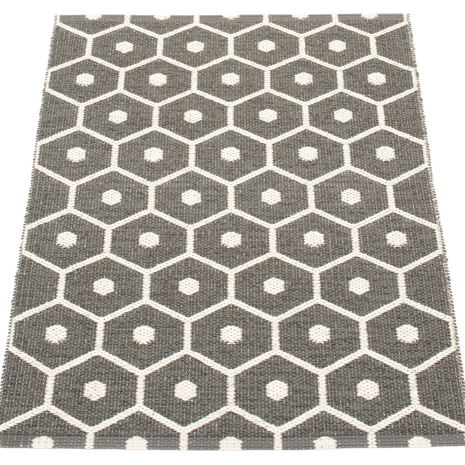 Pappelina, Honey tæppe 70x100 cm charcoal / vanilla