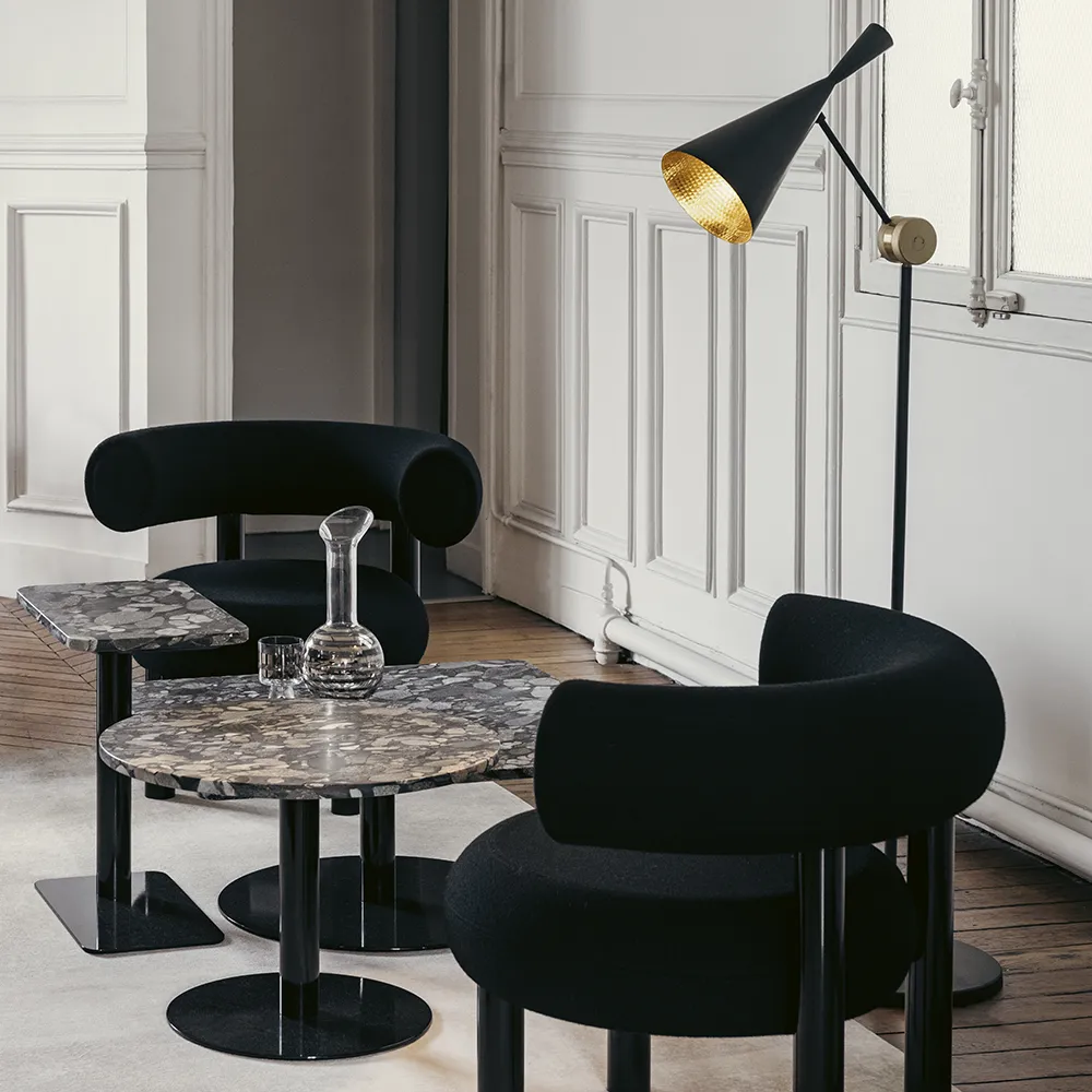 Beat gulvlampe Black LED