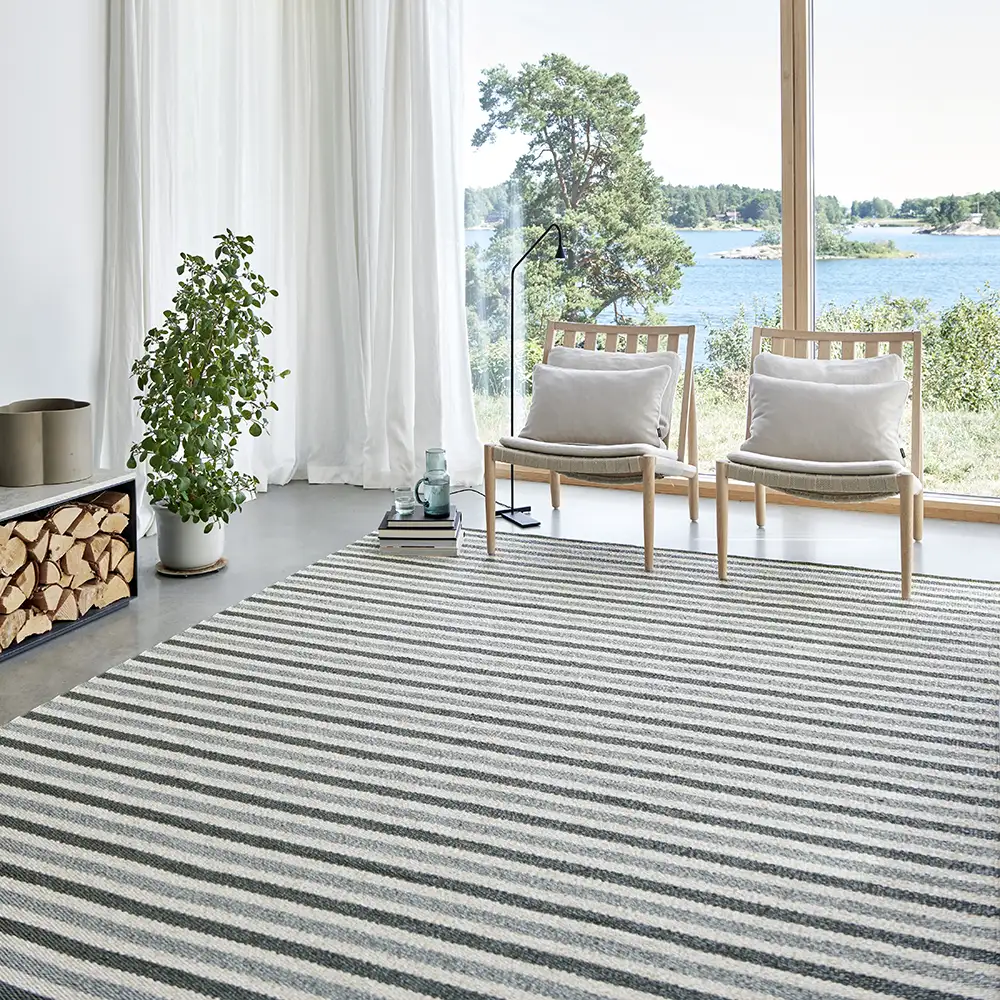 Teo tæppe 180x260 cm Sage/Army/Vanilla 