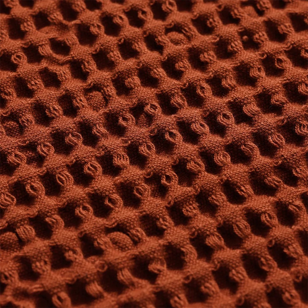 Badehåndklæde i Økologisk Bomuld Brown Clay